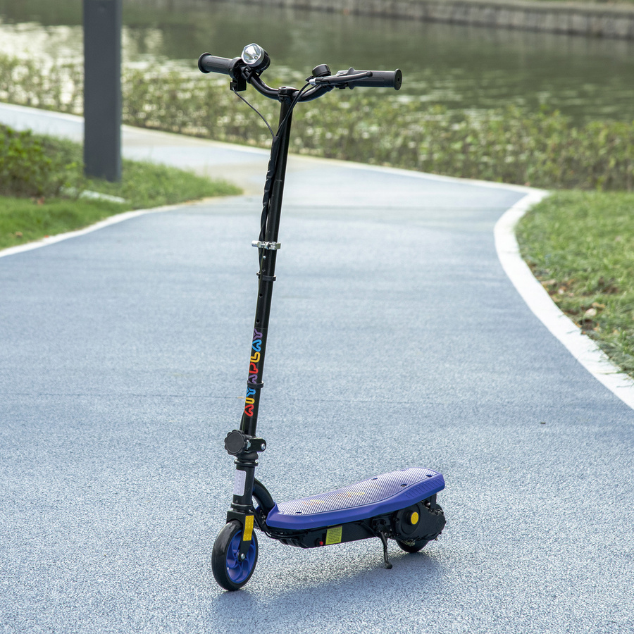 HOMCOM Elektrischer Tretroller, Blau, ab 7 Jahre - Bild 2