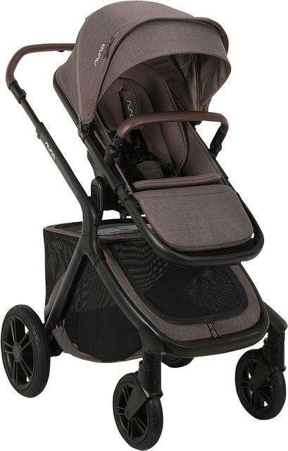 Nuna Kombikinderwagen DEMI icon in Braun mit Kunstleder und Merino - Bild 1