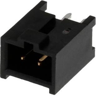 Molex Einbau-Stiftleiste Standard in Schwarz und Gold mit 2.54mm Rastermaß - Bild 1