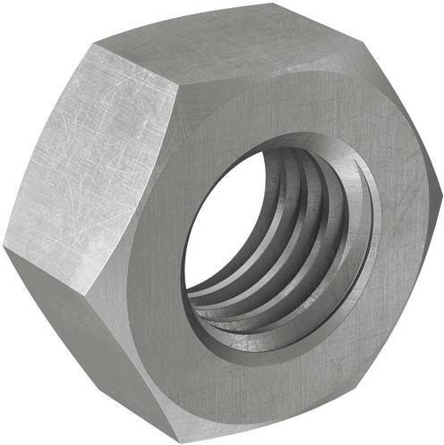 Fischer Sechskantmuttern M10 aus Edelstahl A4 in Silber, 50 Stück - Bild 1