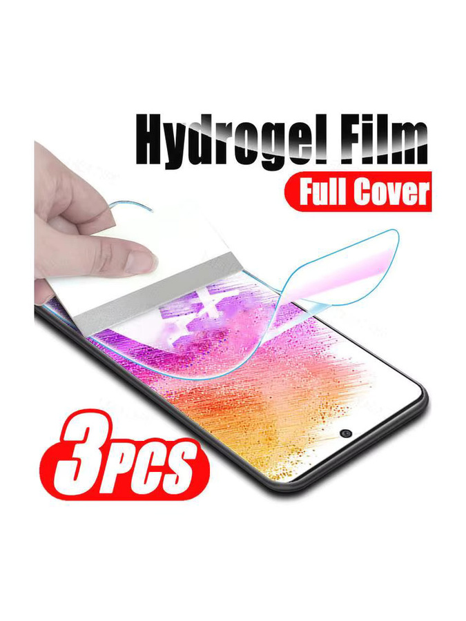 3 Stück Hydrogel-Displayschutzfolie für Samsung Galaxy A54 A55 A53 A34 A16 A15 5G transparent - Bild 7