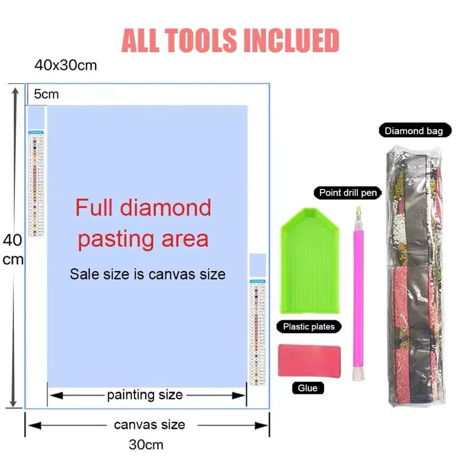 KAYOU 5D Diamantmalerei Set Shin Anime Shinnosuke Nohara Cartoon Mosaik Kreuzstich Bastelset Multicolor - Bild 1