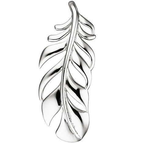 Colfem Anhänger Feder, 925 Sterling Silber, Unisex - Bild 1