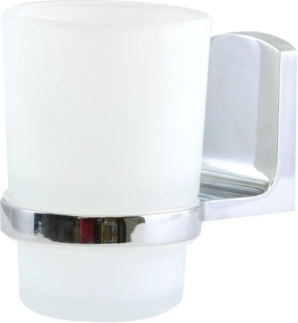 Spirella Becher Taku in Chrom, B/T/H: 6,6 x 10,3 x 9,5 cm - Bild 1