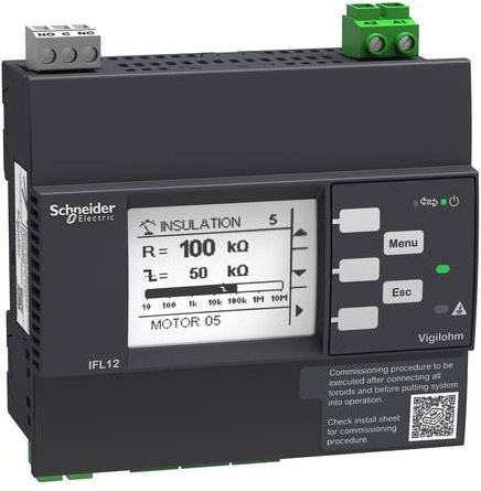 Schneider Electric IMDIFL12MC Isolationswächter in Schwarz - Bild 1