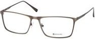 Mister Spex Nathan 1603 Korrektionsbrille, Vollrand, Rechteckig, Metall, Grey, Unisex - Bild 1