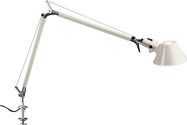 Artemide Tolomeo Tavolo Tischleuchte mit Klemme in Weiß aus Aluminium mit LED-Beleuchtung - Bild 1
