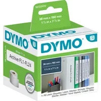 DYMO LabelWriter Ordner-Etiketten Weiß, 110 Stück, B: 190 mm, H: 38 mm - Bild 1