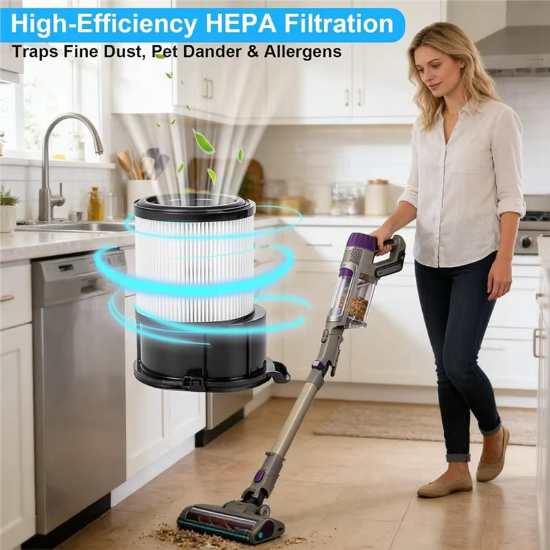 INLIG Ersatz-Vakuumfilter für Shark Reiniger der Modelle IP3251, IP3251C, IP3252, IP3251EUT, IP1251 und IP1250 in Weiß und Braun - Bild 5