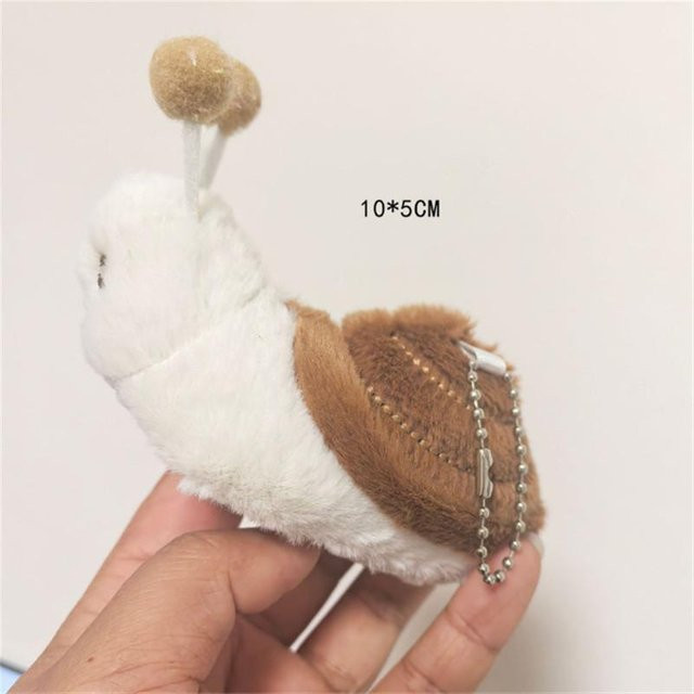 Yiran toy Schnecken Plüsch Schlüsselanhänger, Cartoon Tier Puppe, Unisex - Bild 1