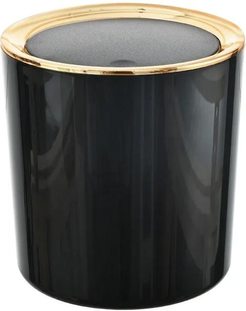 Mini Mülleimer aus Kunststoff in Schwarz von IYUEQIANLI für Schreibtisch und Büro - Bild 1