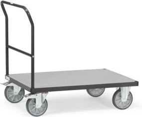Fetra Schiebebügelwagen Grey Edition aus Stahl und Holz in Anthrazitgrau, B/T: 120 x 80 cm - Bild 1