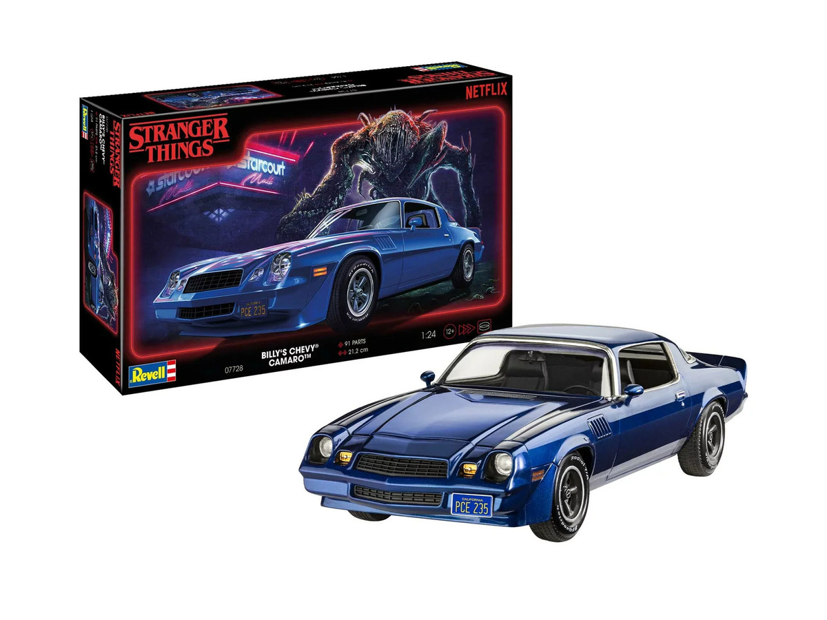 Revell Stranger Things Billy's Chevy Camaro Z/28, Automodell Bausatz, 1:24 - Bild 3