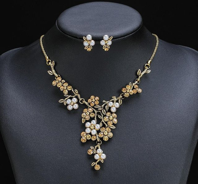 Lucky Star Jewelry Schmuck-Set, Zirkonia, Gelbgold, Damen, 48 cm - Bild 1