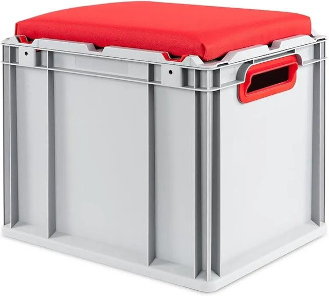 PROREGAL Eurobox NextGen Seat Box Transportbehälter Rot H: 36,5 cm, B: 30 cm, T: 40 cm - Bild 1
