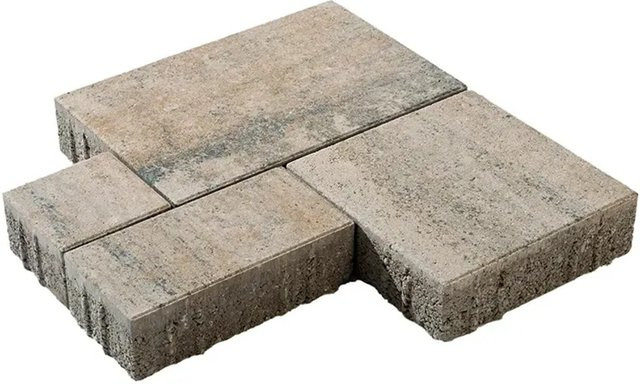 Diephaus Pflasterstein Rona Muschelkalk Mehrformat in Beige mit einer Stärke von 8 cm - Bild 1