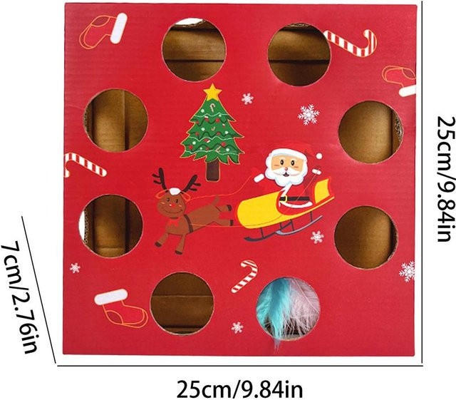 Var Vogue Elektrisches Katzenpuzzlespielzeug, rot - Bild 1