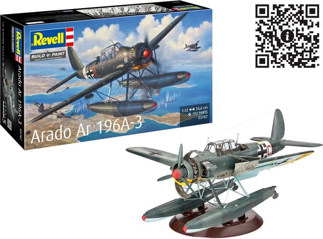 Revell Arado Ar196A-3 Seaplane Wasserflugzeug Marineflieger 1:32 - Bild 1