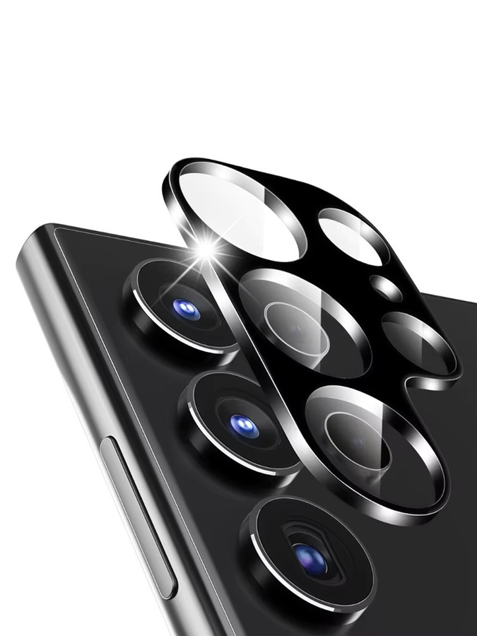 NNBILI 2 Stück Kameraobjektivschutz Folie für Samsung Galaxy S26 Ultra S25 S24+ S23 S22 Serie, transparent, kratzfest und fallschutz - Bild 3