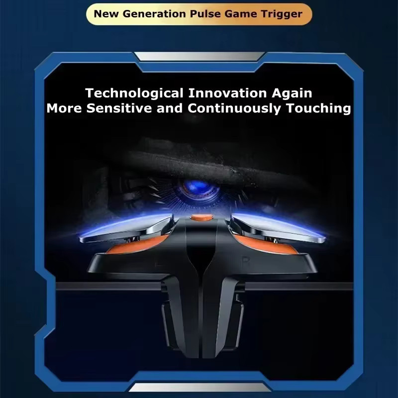 JS68 4-Finger Handy Game Controller mit L1R1 Trigger Buttons für iPhone und Android Esports Zubehör in Schwarz - Bild 5
