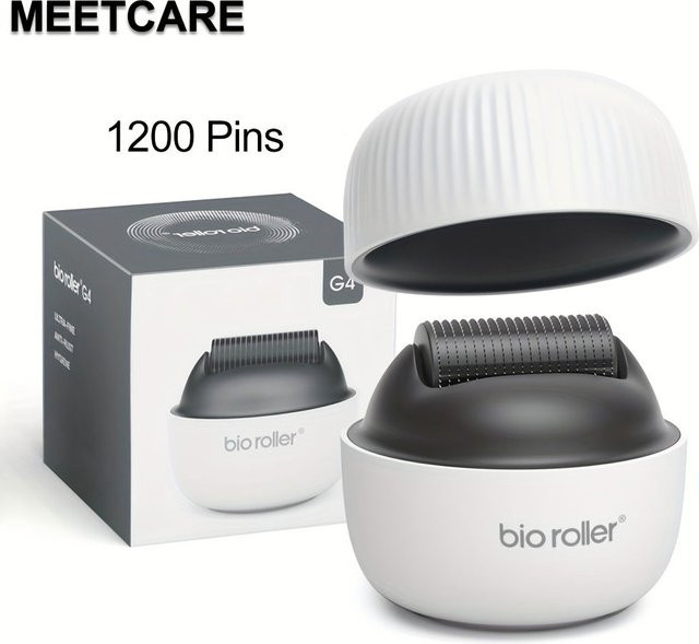 MEETCARE Derma Roller, 0,2mm, 1200 Titan Mikronadeln, Unisex - Bild 1