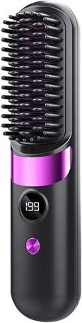 Talos Makeup K Haarglättungsbürste, violett, für lockiges Haar - Bild 1