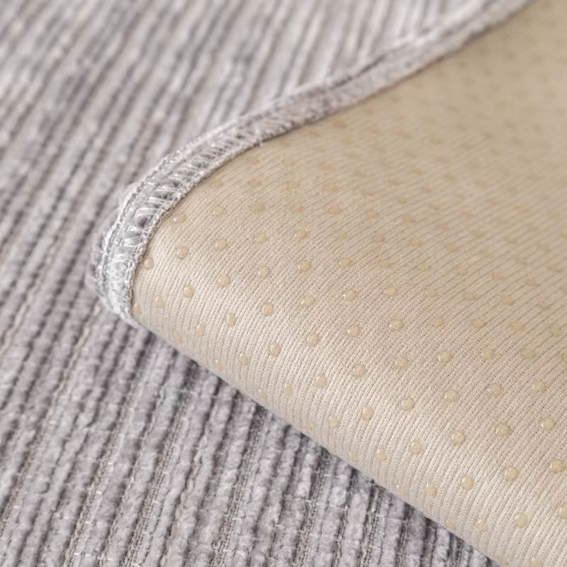 Jingyan Xijie Sofa Kissen aus Plüsch und Cord in modernem Streifen-Design für den Winter - Bild 2
