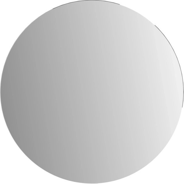 Sanitärspiegel Dalved in Kristall-Form von Jokey, Rund, Silber, Durchmesser: 30 cm - Bild 1