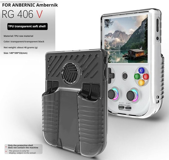 Transparente TPU Schutzhülle für deine ANBERNIC RG 406V Spielkonsole - Bild 1