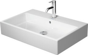 Duravit Möbelwaschtisch Vero Air in Weiß, geschliffene Oberfläche, B/T: 70 x 47 cm, mit Überlauf und Hahnlochbank - Bild 1