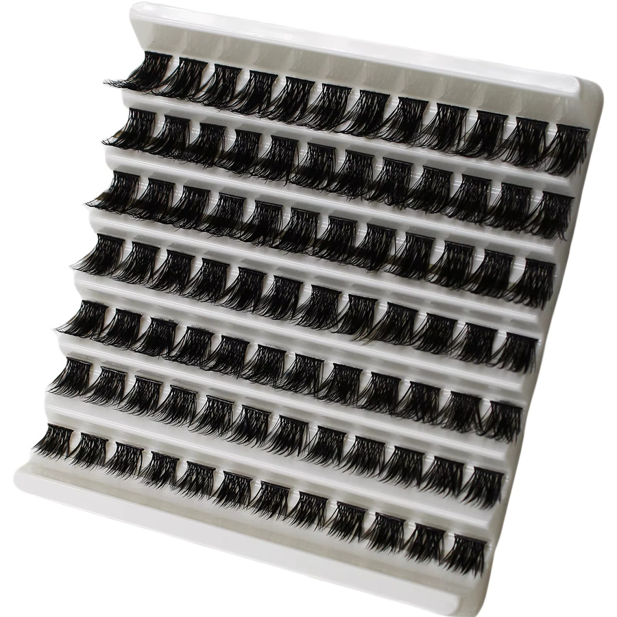 JIEFUXIN Einzelwimpern Cluster, 84 Stück, Lockenwirkung, Unisex - Bild 5
