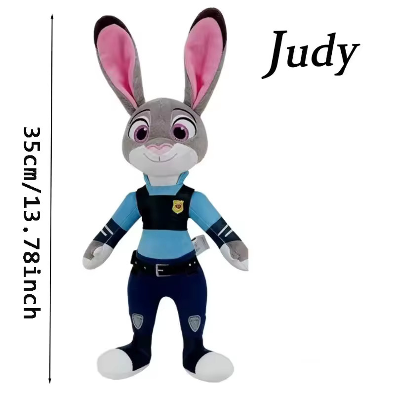 Disney Zootopia Judy der Hase & Nick der Fuchs, Plüschtiere, 2-teiliges Set - Bild 2