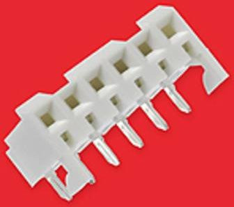 Molex Einbau-Buchsenleiste Standard in Weiß und Gold mit 8 Polen und 3.96mm Rastermaß 09483085 - Bild 1
