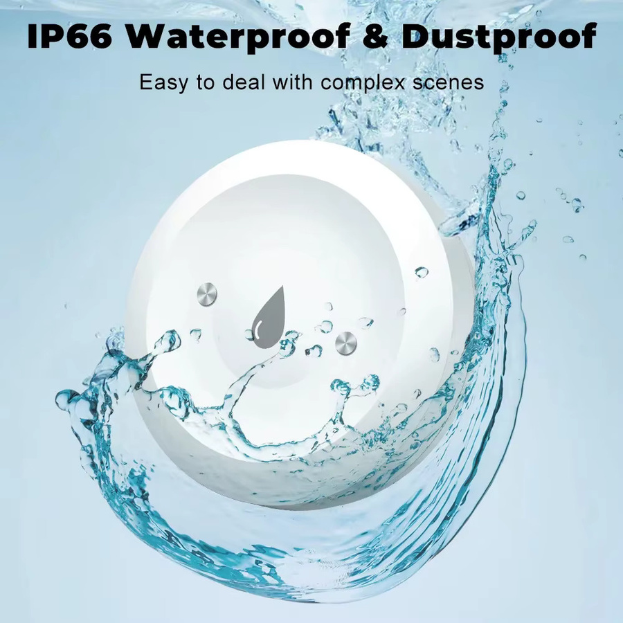 Tuya ZigBee Smart Wasser Sensor Leckage Detektor mit Flut Alarm und Benachrichtigung in Weiß - Bild 2