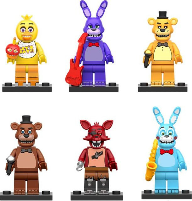 DewBloom Five Nights At Freddy's Bausteine Szenen-Set, mit Minifiguren - Bild 1