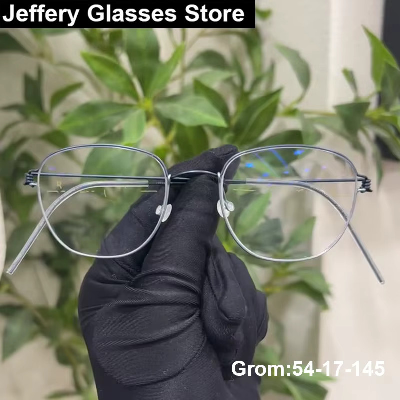 Dänemark Polygon Korrektionsbrille, Quadrat, Titanium, Vollrand, Männer - Bild 2