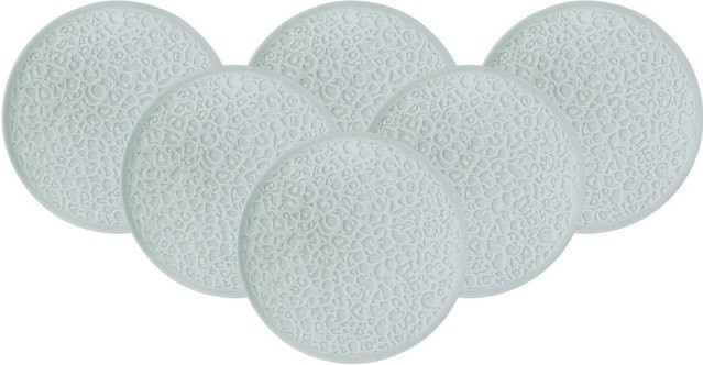 Seltmann Weiden Brotteller Nori Home aus Keramik, Blau/Weiß, 6er Set, Durchmesser: 16,6 cm - Bild 1