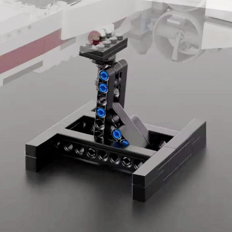 ixBricks Star Wars MOC Ständer Display Halter Bausteine Kampfflugzeug - Bild 2