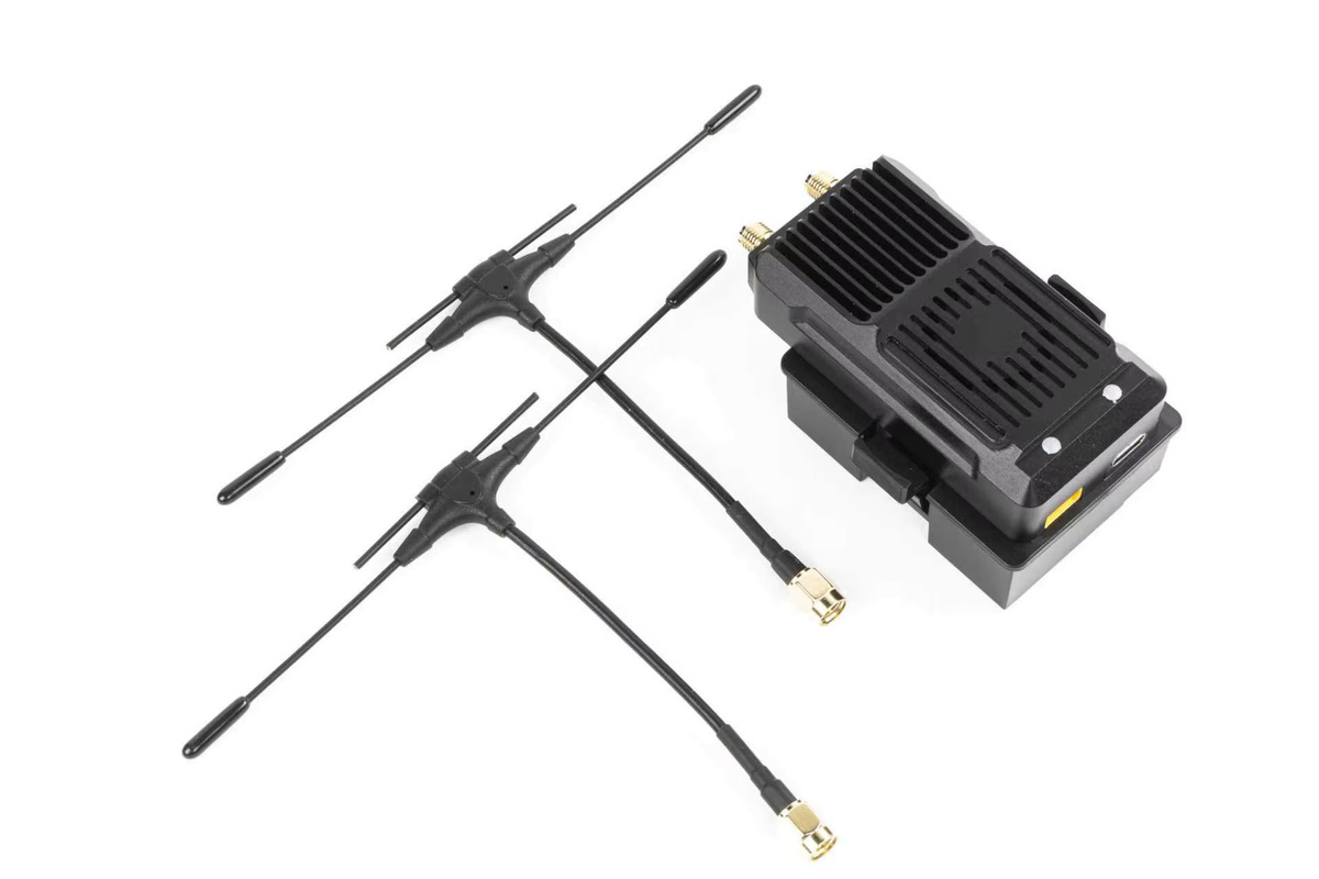 NeebRC ELRS Gemini TX Modul mit Dualantenne für 915MHz/2.4GHz, JR/Nano Schnittstelle, Schwarz - Bild 2