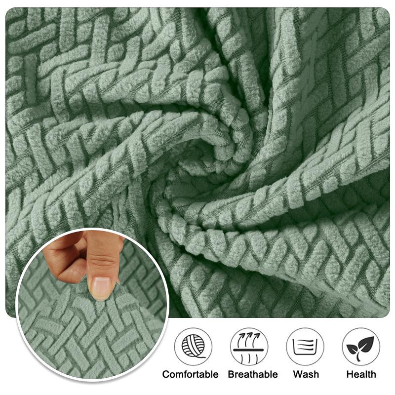 Elastischer Jacquard-Sofabezug für Ecksofas und Sessel, waschbarer Stretch-Schonbezug für 1- bis 5-Sitzer, Breite: 300 cm bis 360 cm - Bild 2