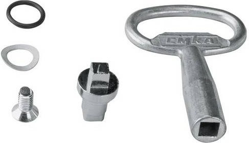 Hager FZ503N Universeller Vierkantverschluss 7mm für Schränke mit IP54 Schutzart - Bild 1