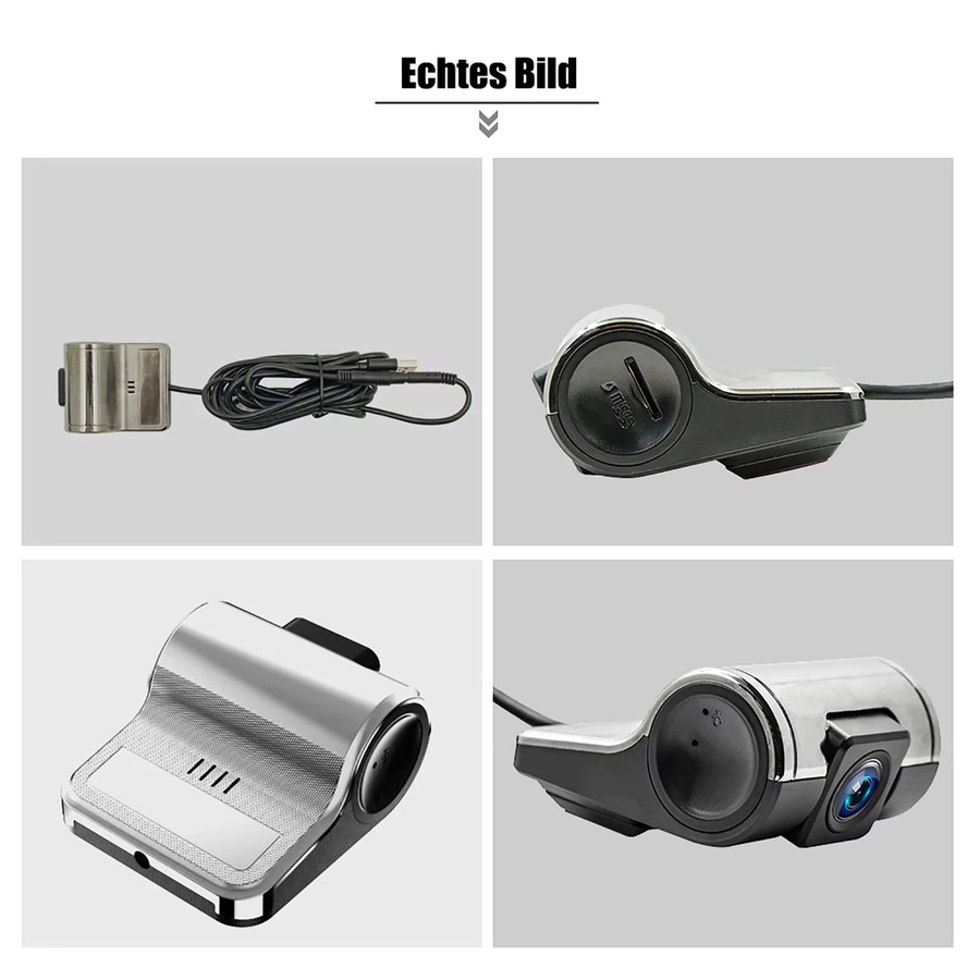 ESSGOO Dashcam mit Full HD 1080P Nachtsicht, 170 Grad Weitwinkel und G-Sensor, IP66 wasserdicht, inklusive 32G TF Karte - Bild 4