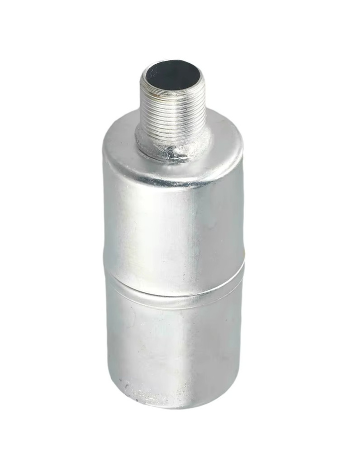 Vibratite Schalldämpfer Ersatz 3/4 Zoll Gewindeschalldämpfer in Silber passend für 5 bis 8 PS Rasenmäher und Gartengeräte - Bild 1