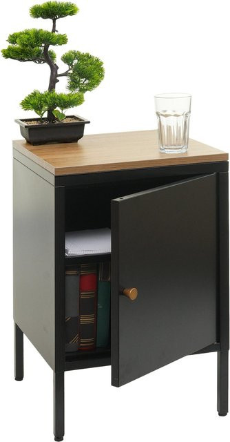 MCW Nachttisch L84 Kommode aus Metall in Schwarz matt, H: 63 cm, B: 40 cm, T: 40 cm - Bild 1
