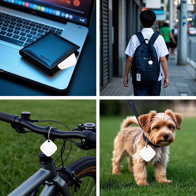 RSH Bluetooth GPS-Tracker IP54 in Weiß für Apple Find My als AirTag-Ersatz zur Ortung von Schlüsseln, Geldbörsen, Fahrrädern und Haustieren - Bild 2