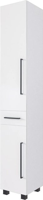 Held Möbel Hochschrank Rom modern matt Weiß B/T/H: 30 x 30 x 180 cm - Bild 1