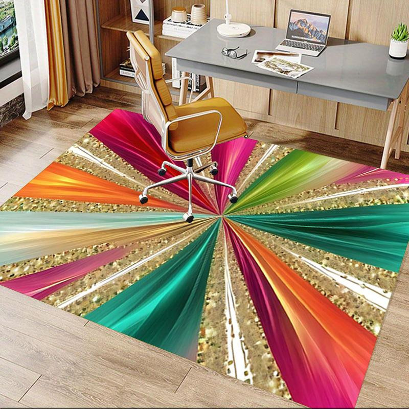 Yun2 Home Teppich Abstrakt Modern Multicolour Rutschfest Waschbar B/H: 60 x 90 cm - Bild 2