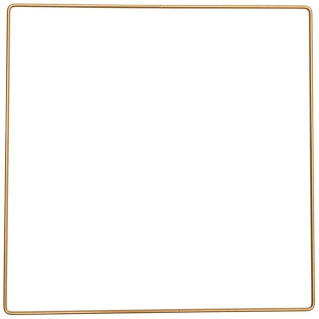 Rico Design Metallring Quadrat in Gold, Durchmesser: 25 cm - Bild 1