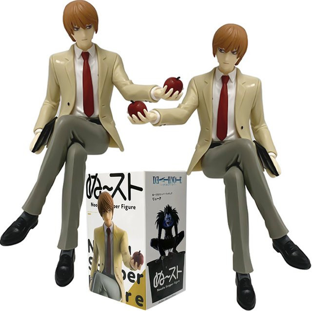 Bandai Death Note Light Yagami Noodle Stopper Figur, 16cm, Kunststoff - Bild 1