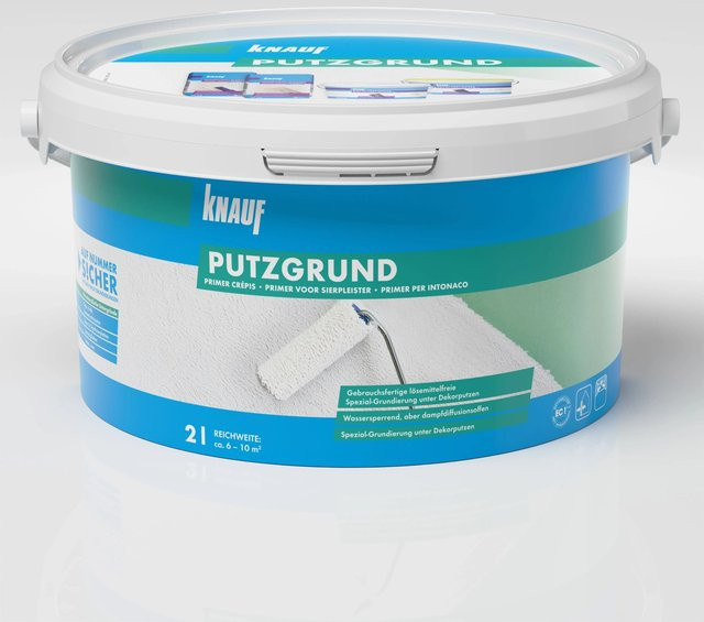 Knauf Putzgrund 2 wasserabweisende Barriereschicht in Weiß mit Kunstharz - Bild 1
